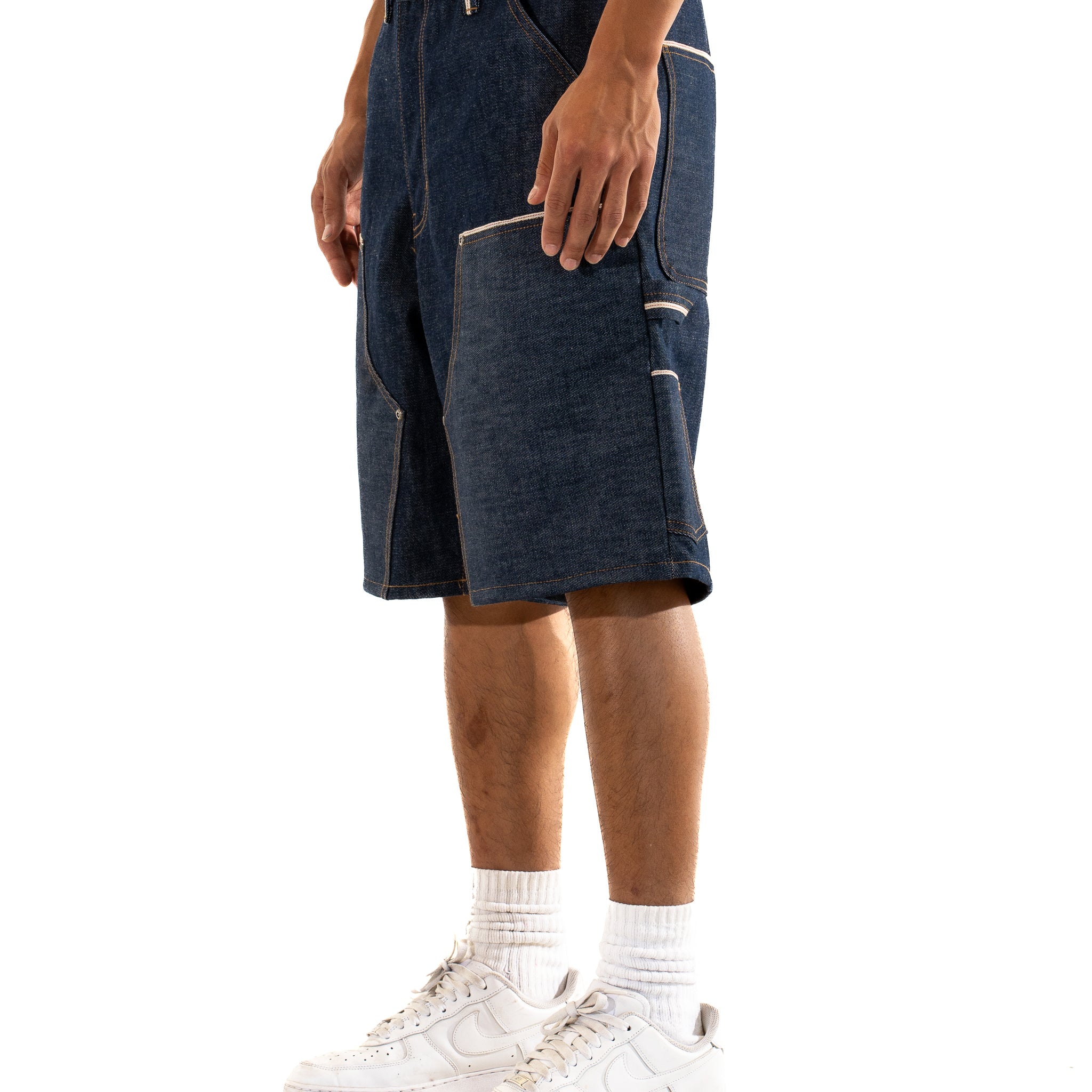 JAPANESE SELVEDGE DENIM CARPENTER SHORT