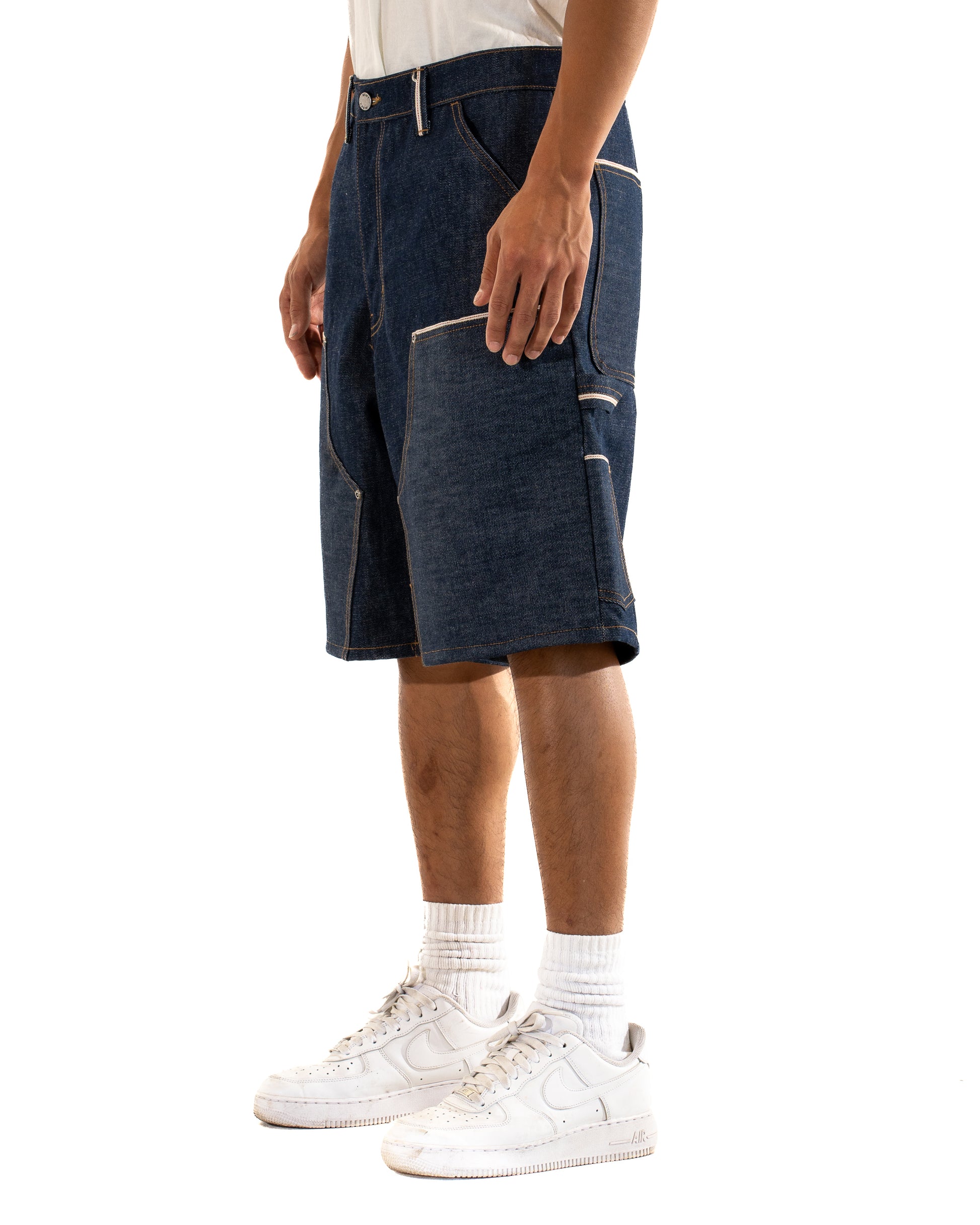 JAPANESE SELVEDGE DENIM CARPENTER SHORT
