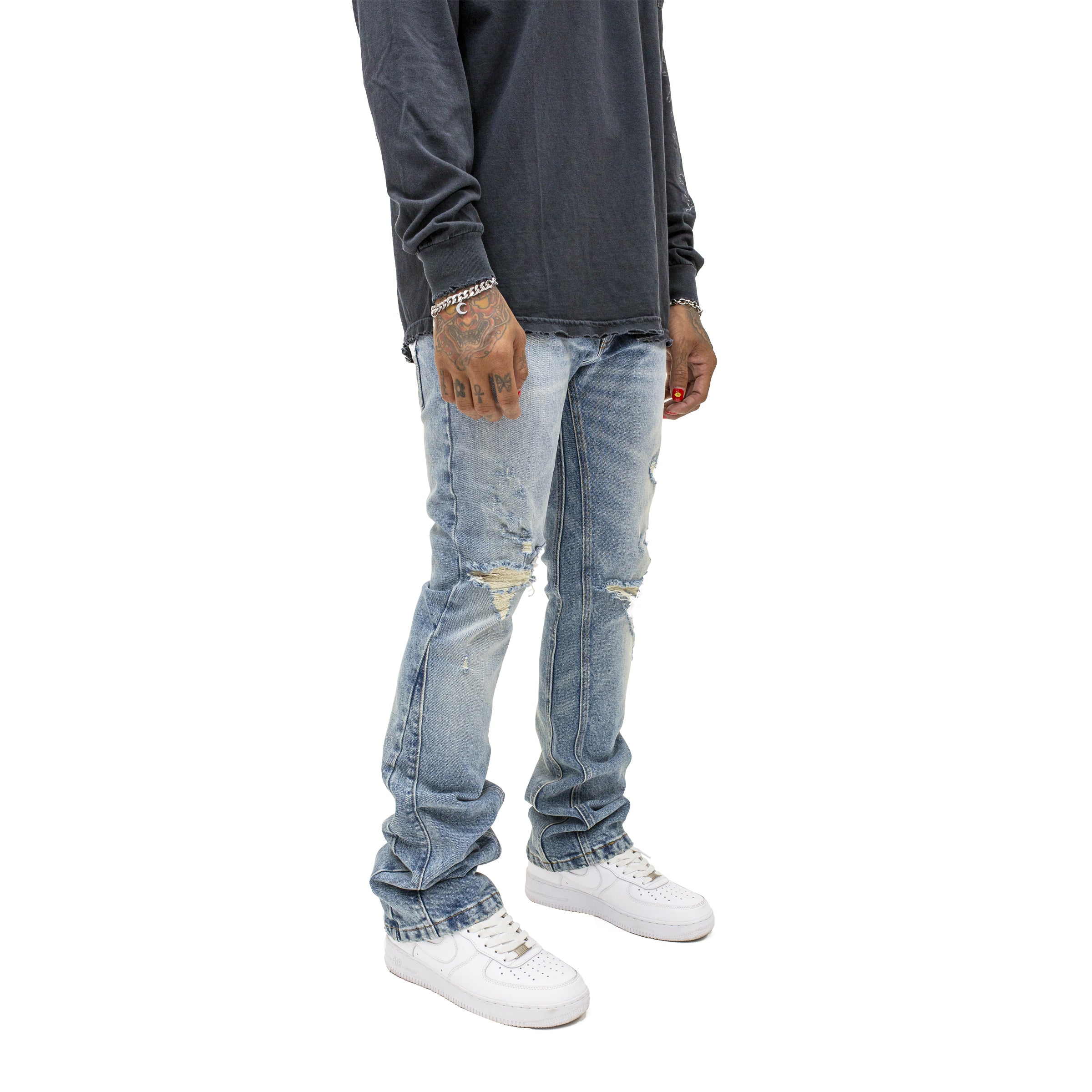 MALIBU WASH FLARE DENIM – MINTCREW