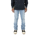 STONE WASH FLARE DENIM