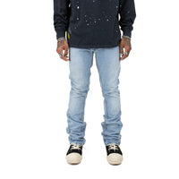 STONE WASH FLARE DENIM