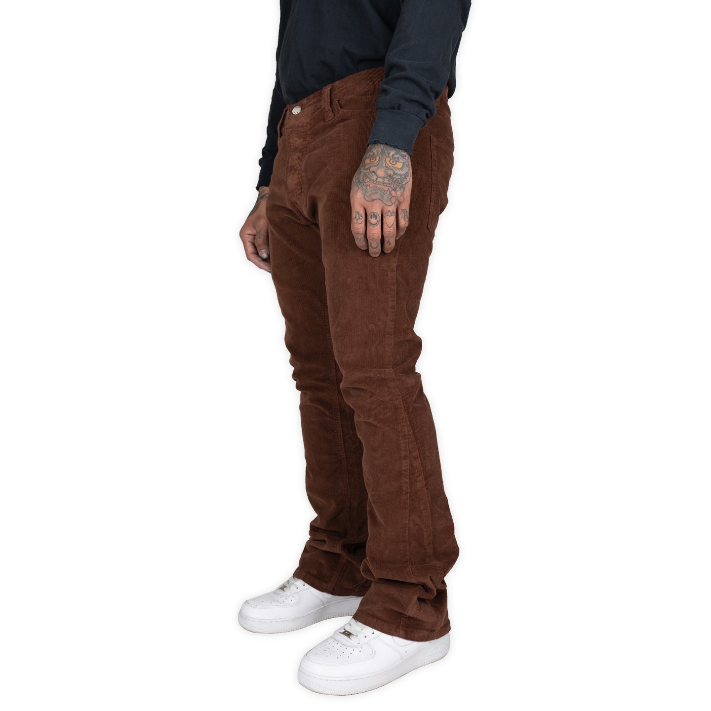 CORDUROY FLARE (BROWN)