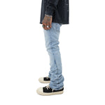STONE WASH FLARE DENIM